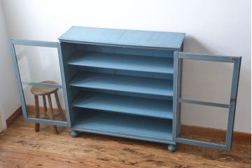 アンティーク家具　アンティークペイント　かわいい本箱