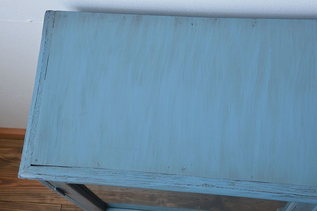 アンティーク家具　アンティークペイント　かわいい本箱