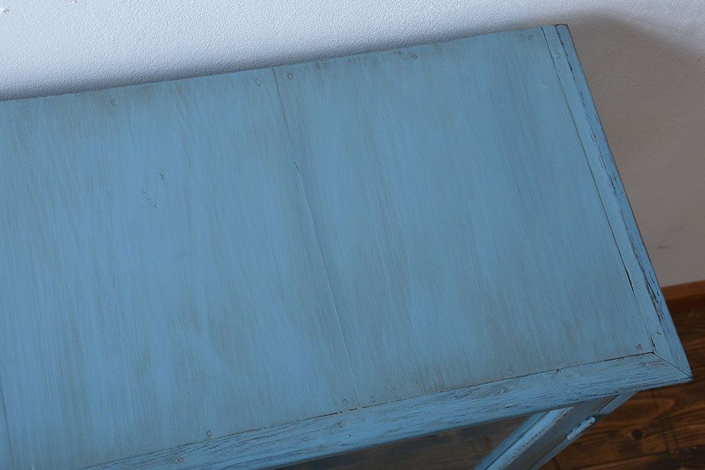 アンティーク家具　アンティークペイント　かわいい本箱