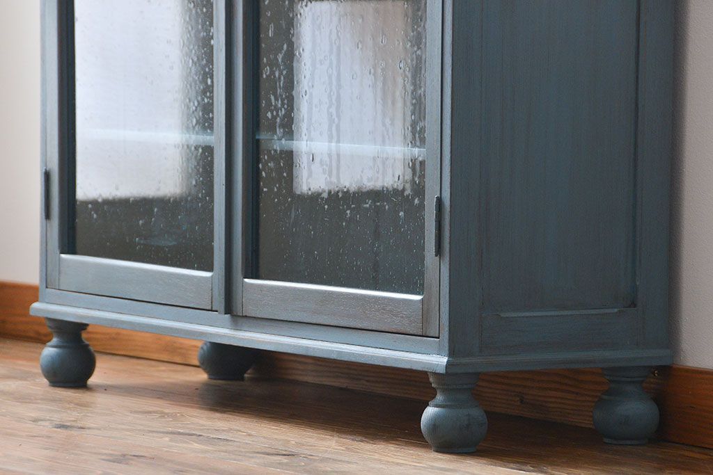 アンティーク家具　アンティークペイント　かわいい本箱