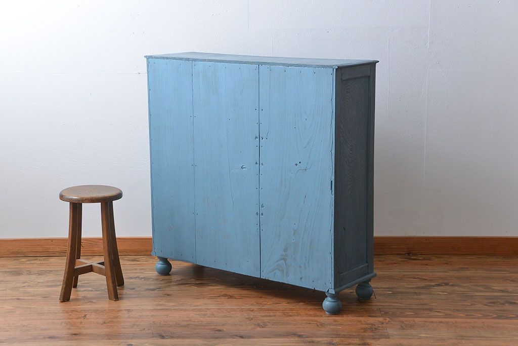 アンティーク家具　アンティークペイント　かわいい本箱