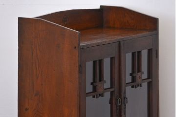 アンティーク家具　アンティーク　栓材でできた和風な本箱