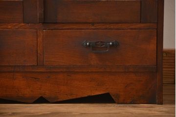 アンティーク家具　アンティーク　栓材でできた和風な本箱