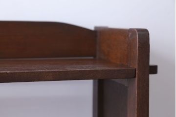 レトロ家具　昭和レトロ シンプルな楔(くさび)式本棚