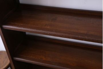 レトロ家具　昭和レトロ シンプルな楔(くさび)式本棚