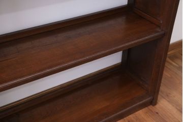 レトロ家具　昭和レトロ シンプルな楔(くさび)式本棚