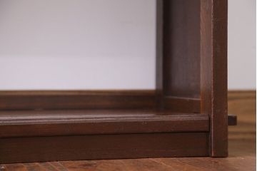 レトロ家具　昭和レトロ シンプルな楔(くさび)式本棚