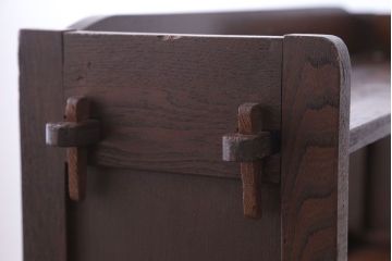 レトロ家具　昭和レトロ シンプルな楔(くさび)式本棚