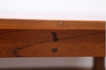 アンティーク家具　欅材　大きな角ちゃぶ台