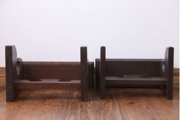 アンティーク雑貨　古民具・骨董　花台大小2台セット