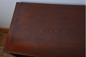 中古　欅の木目が美しい水屋箪笥(1)