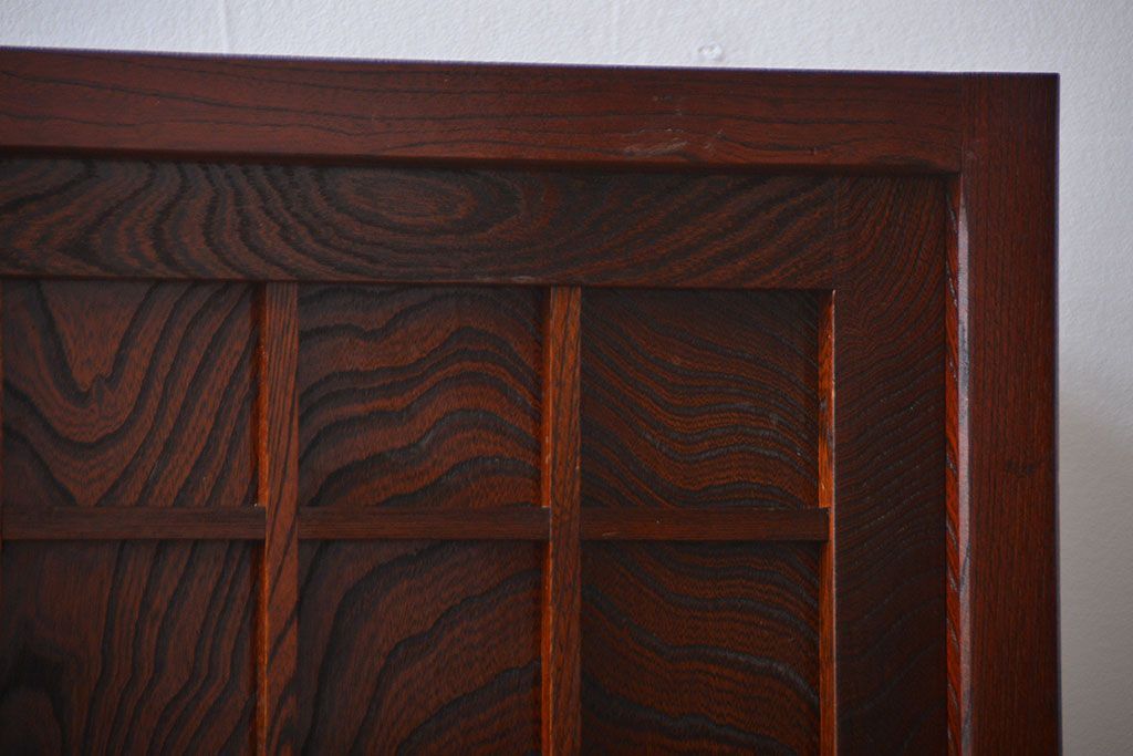 中古　欅の木目が美しい水屋箪笥(1)