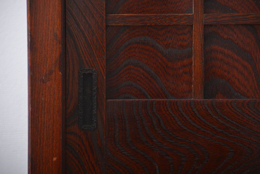 中古　欅の木目が美しい水屋箪笥(1)
