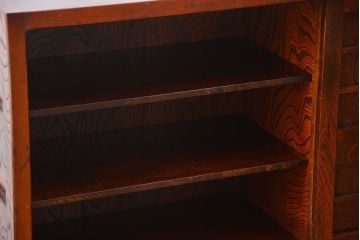 中古　欅の木目が美しい水屋箪笥(1)