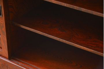 中古　欅の木目が美しい水屋箪笥(1)