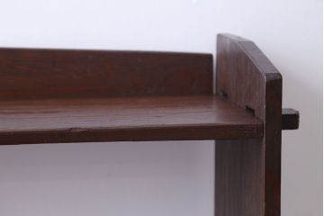アンティーク家具　アンティーク　背の低い楔(くさび)式本棚