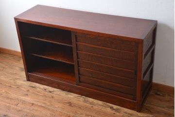 中古　欅の木目が美しい水屋箪笥(2)