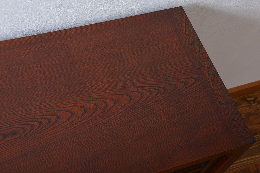 中古　欅の木目が美しい水屋箪笥(2)