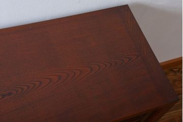 中古　欅の木目が美しい水屋箪笥(2)