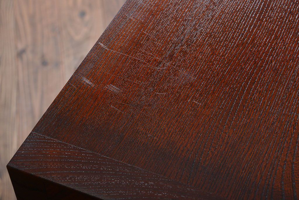 中古　欅の木目が美しい水屋箪笥(2)