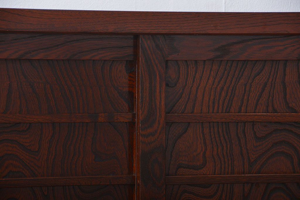 中古　欅の木目が美しい水屋箪笥(2)