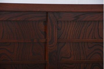 中古　欅の木目が美しい水屋箪笥(2)