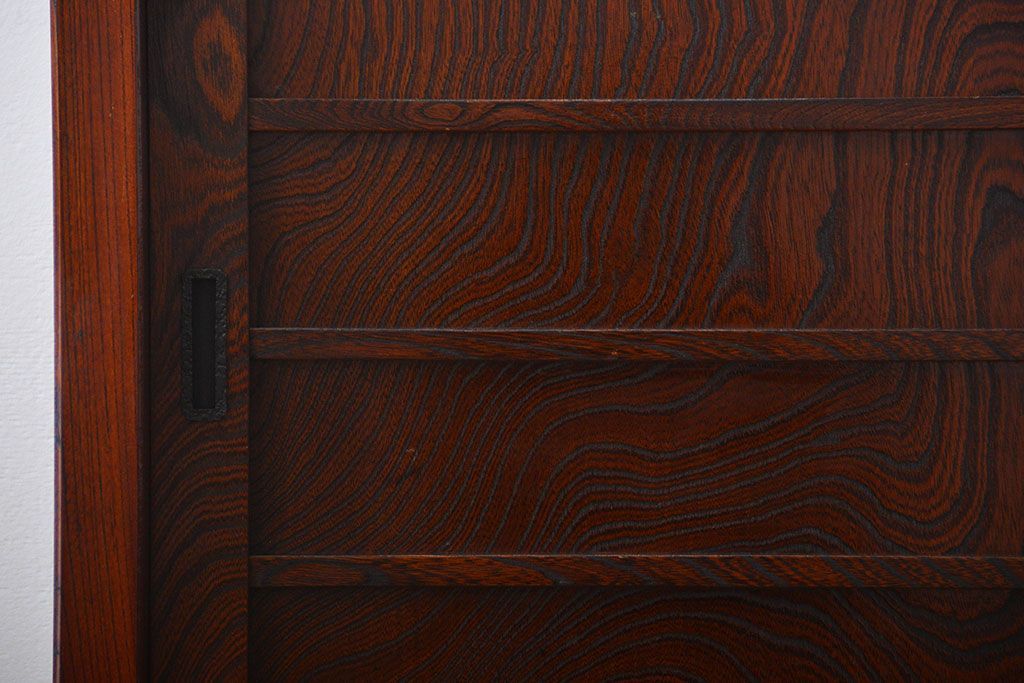 中古　欅の木目が美しい水屋箪笥(2)