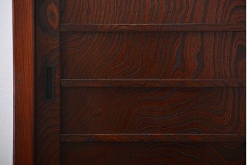 中古　欅の木目が美しい水屋箪笥(2)