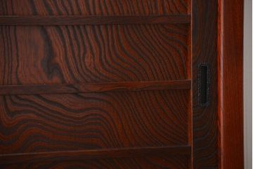 中古　欅の木目が美しい水屋箪笥(2)