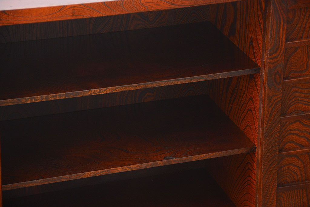 中古　欅の木目が美しい水屋箪笥(2)