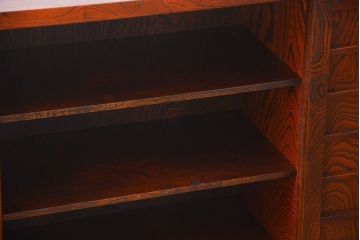 中古　欅の木目が美しい水屋箪笥(2)