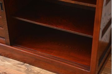 中古　欅の木目が美しい水屋箪笥(2)