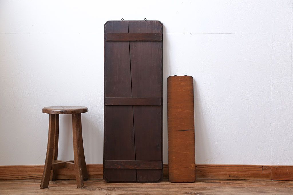 アンティーク雑貨　アンティーク　鏡大小2個セット