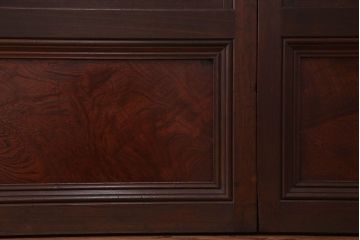 古民具・骨董　裏ガラス付き　格子戸4枚セット(6)