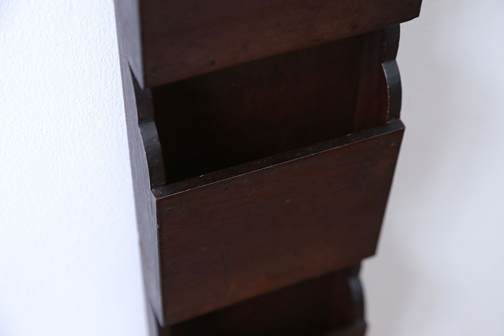 アンティーク雑貨　アンティーク　壁掛けレターラック