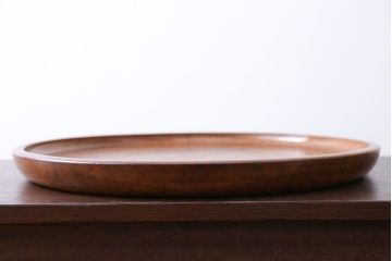 アンティーク雑貨　昭和レトロ　栃の木のお盆2枚セット