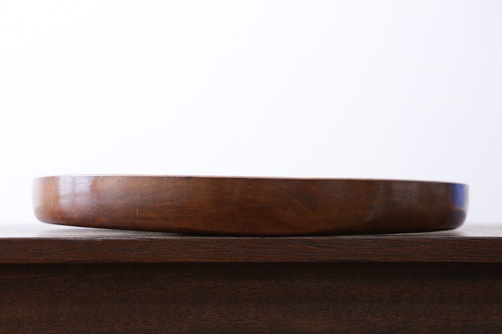 アンティーク雑貨　昭和レトロ　栃の木のお盆2枚セット