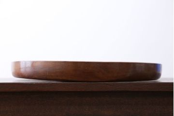 アンティーク雑貨　昭和レトロ　栃の木のお盆2枚セット