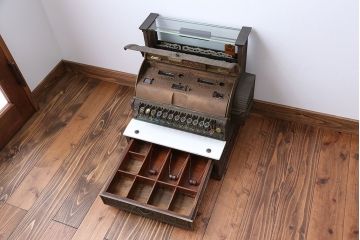 アンティーク雑貨　1900年頃 アメリカナショナル社製 アンティークレジスター