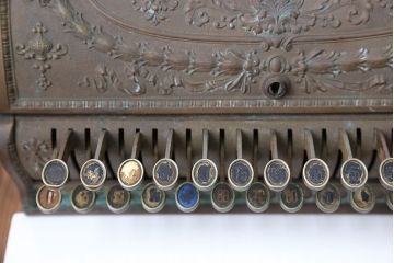 アンティーク雑貨　1900年頃 アメリカナショナル社製 アンティークレジスター