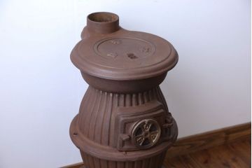 昭和レトロ　古いダルマストーブ