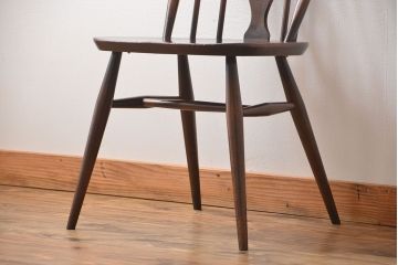 アンティーク家具　イギリスアンティーク　アーコールスティックバックチェア
