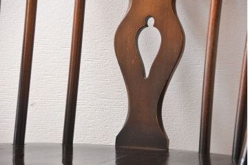アンティーク家具　イギリスアンティーク　アーコールスティックバックチェア