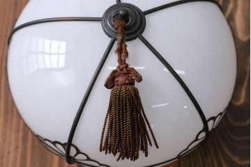 飾り房付き　銅巻　モダンな電笠