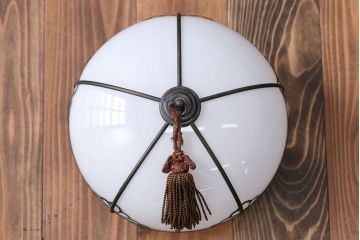 飾り房付き　銅巻　モダンな電笠