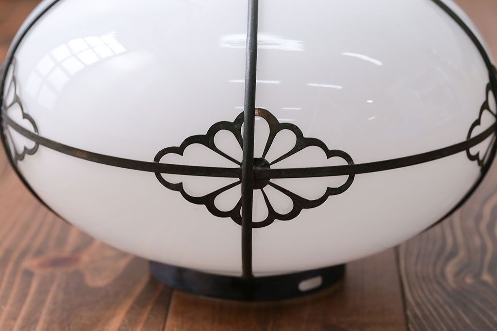 飾り房付き　銅巻　モダンな電笠