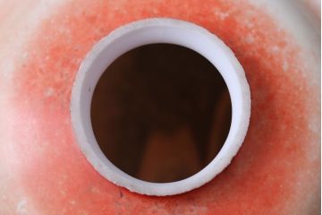 フランスアンティーク　花柄フリルシェード照明(1)