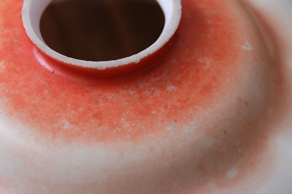 フランスアンティーク　花柄フリルシェード照明(1)