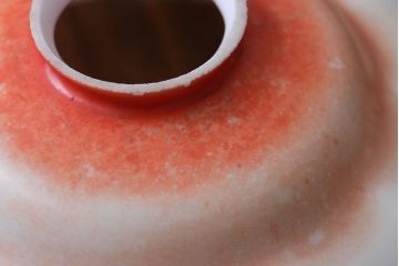 フランスアンティーク　花柄フリルシェード照明(1)