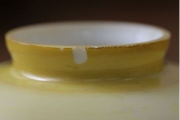 フランスアンティーク　8角ガラスシェードのおしゃれな天井照明